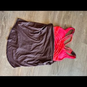 Lululemon bra/tank combo!